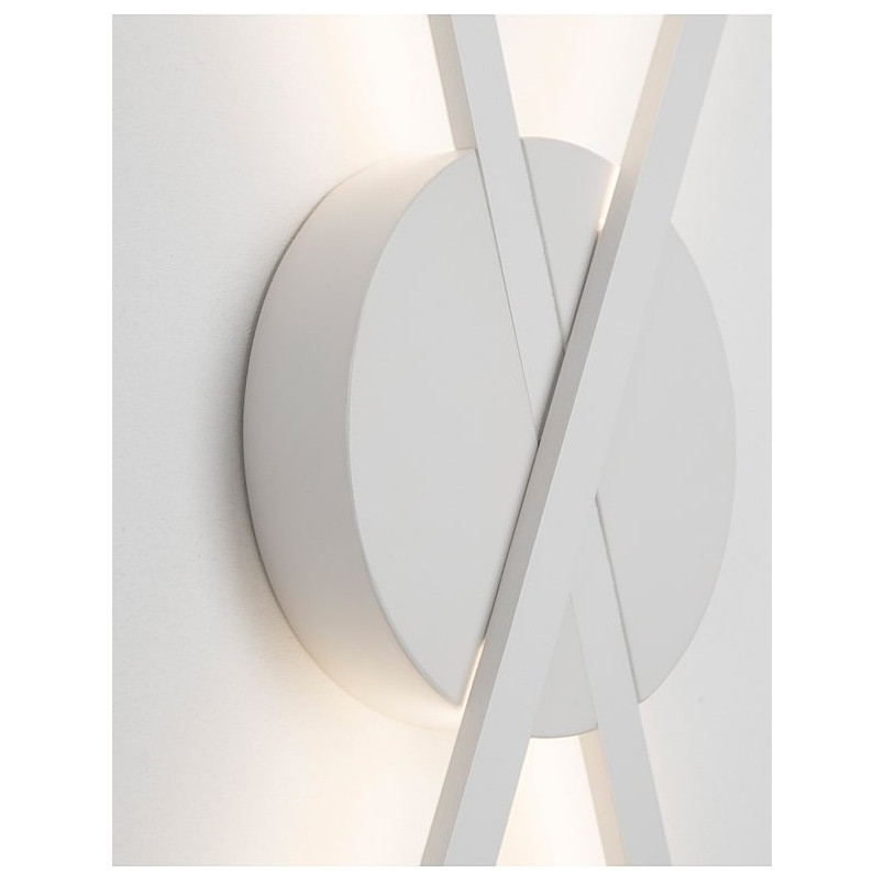 Kinkiet podwójny minimalistyczny Tip LED biały mat