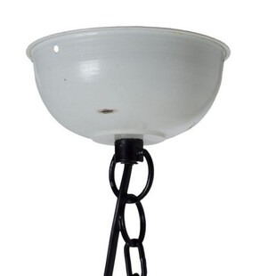 Lampa wisząca industrialna Monari 36cm Biała