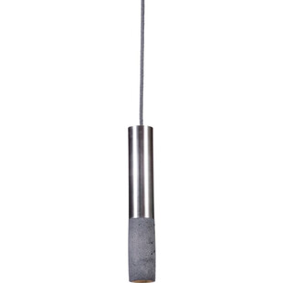 Lampa betonowa wisząca Kalla Inox LED S 5,5cm H23cm antracytowa LoftLight