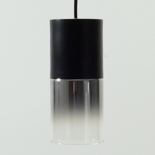 Lampa wisząca szklana Robin 10cm szkło dymione Trio