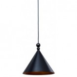 Lampa wisząca geometryczna Konko 45cm czarna LoftLight