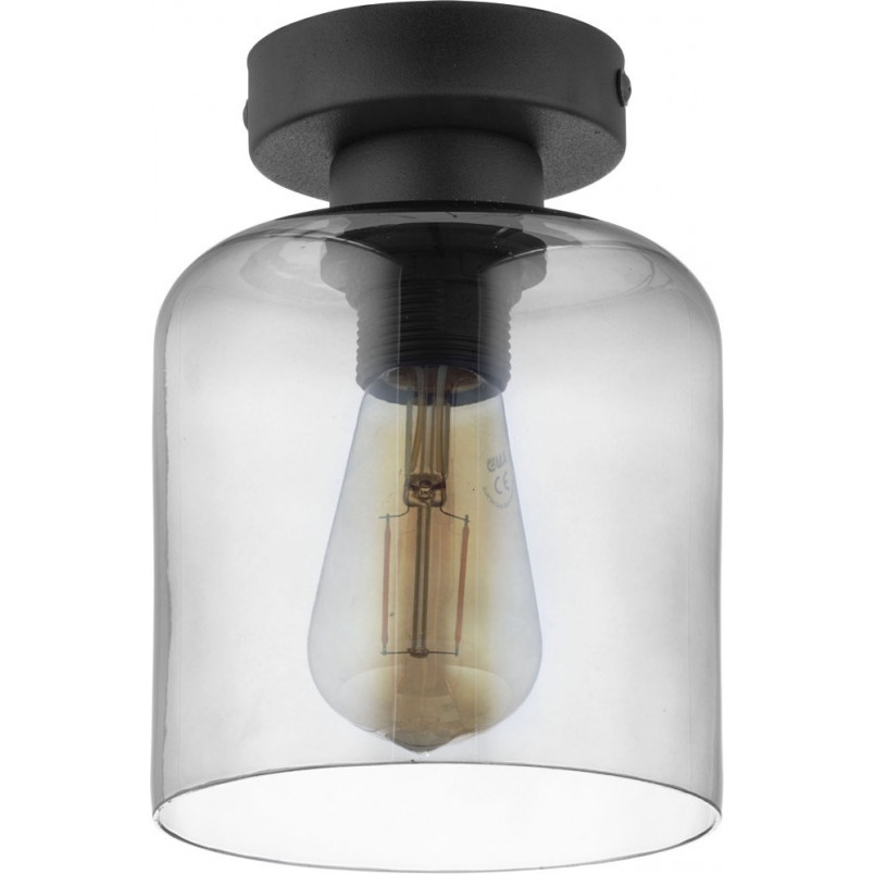 Lampa sufitowa szklana Sintra 15cm Grafitowa TK Lighting