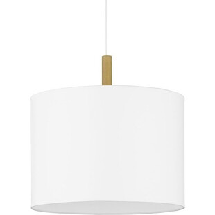 Lampa wisząca z abażurem Deva 50cm biała TK Lighting