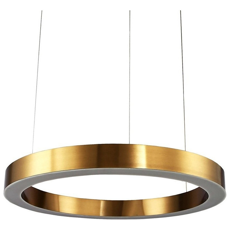 Lampa mosiężna wisząca Circle LED 80cm Step Into Design