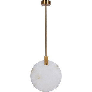 Lampa mosiężna sufitowa Marble 24cm LED Marmur Step Into Design