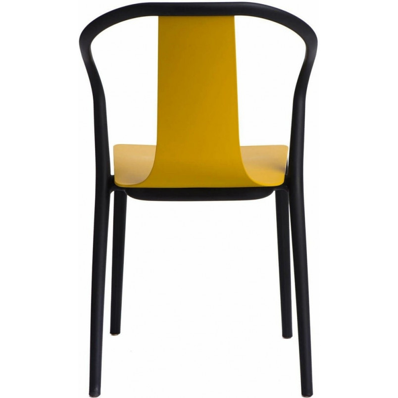 Krzesło z podłokietnikami Bella Żółte D2.Design