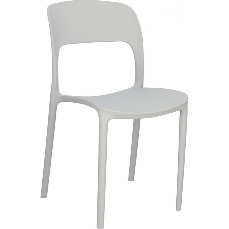 Krzesło plastikowe Flexi Szare Intesi