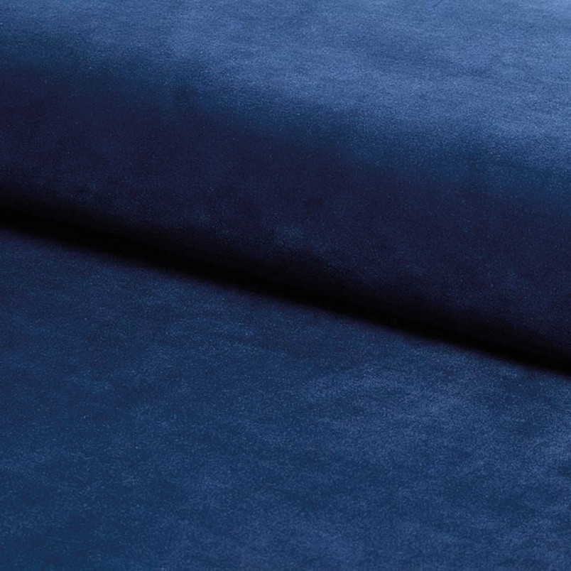 Fotel welurowy Asprey Velvet Niebieski Signal