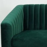 Sofa welurowa 2 osobowa Asprey Velvet 150cm Zielona Signal
