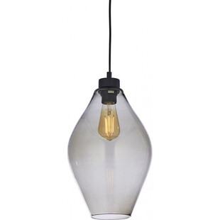 Lampa wisząca szklana Tulon 22cm grafitowa TK Lighting