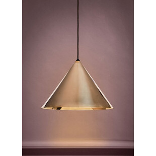 Lampa wisząca geometryczna Konko Brass 45cm mosiężna LoftLight