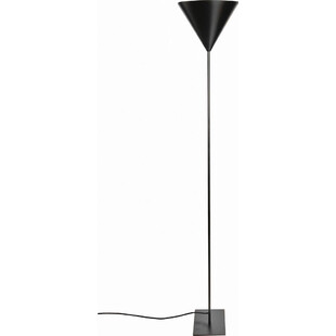 Lampa podłogowa geometryczna Konko Floor Jet Black LoftLight
