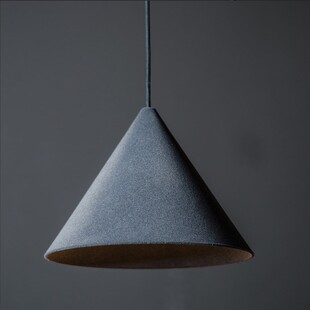 Lampa wisząca geometryczna Konko Velvet Light 45cm szara LoftLight