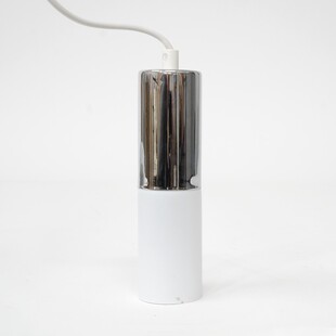 [OUTLET] Lampa wiszące tuby nowoczesne Elit 30 biało-srebrna