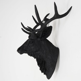 [OUTLET] Kinkiet dekoracyjny "jeleń" Caribou czarny Lucide sprzedane