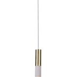 Lampa betonowa wisząca Kalla Brass S 5,5cm H23cm LED szara LoftLight