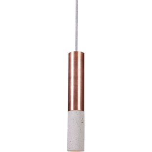 Lampa betonowa wisząca Kalla Copper S 5,5cm H23cm LED szara LoftLight