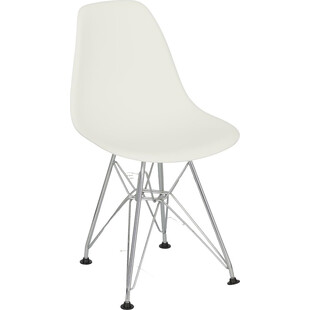 Krzesełko dziecięce JuniorP016 biały / chrom D2.Design