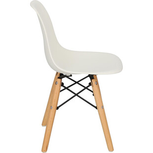 Krzesełko dziecięce JuniorP016 biały / buk D2.Design