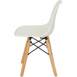 Krzesełko dziecięce JuniorP016 biały / buk D2.Design