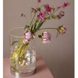 Lampa stołowa szklana Bouquet LED 29cm przeźroczysta Markslojd