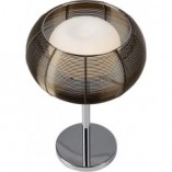 Lampa stołowa nowoczesna Relax Brązowa/Chrom marki Brilliant