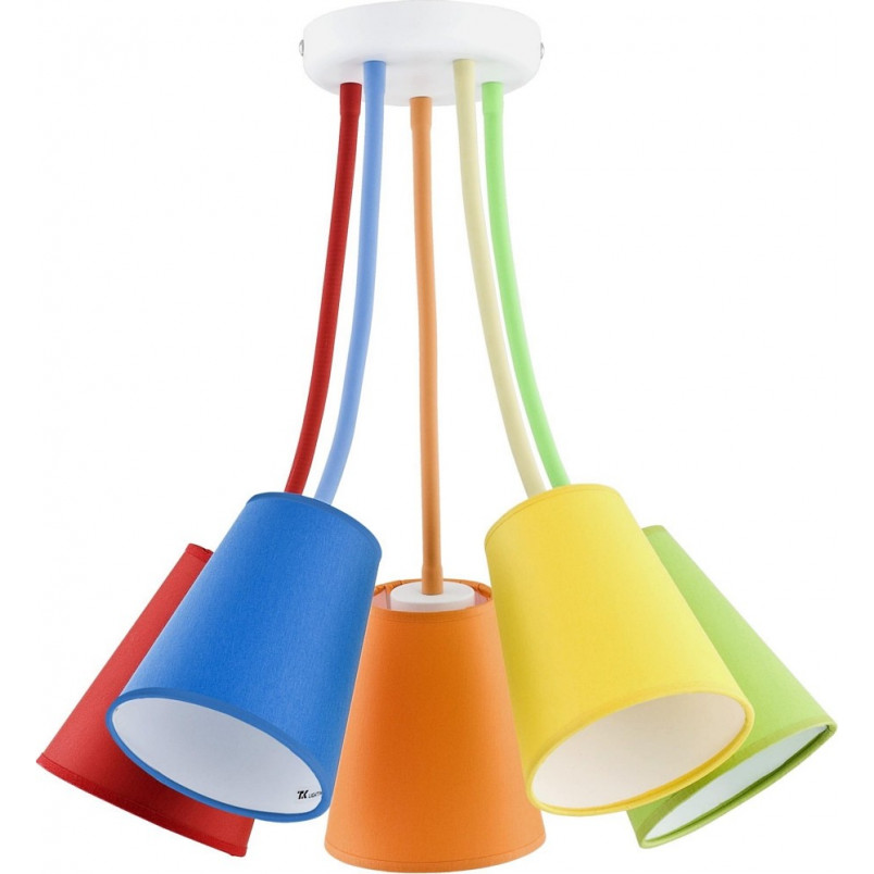 Lampa dziecięca sufitowa Wire Colour V kolorowa TK Lighting