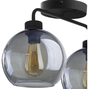 Lampa sufitowa szklana Bari II 48cm Grafitowa TK Lighting