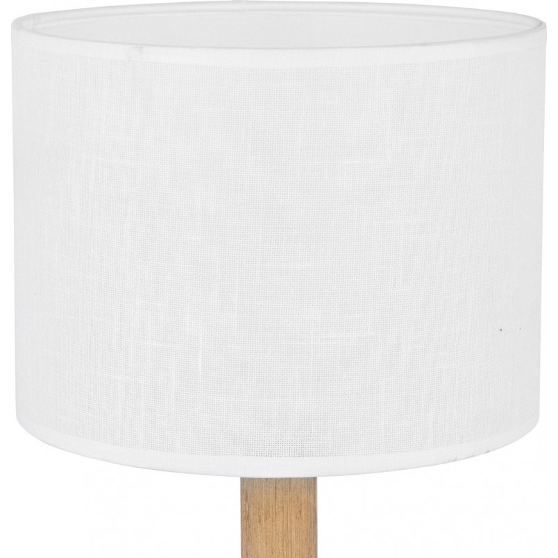 Lampa stołowa z abażurem Deva biała TK Lighting