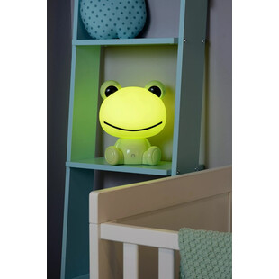 Lampa dziecięca stołowa Dodo Frog zielona Lucide