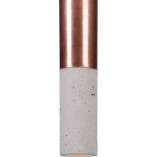 Lampa betonowa wisząca Kalla Copper S 5,5cm H23cm LED szara LoftLight
