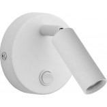 Kinkiet z włącznikiem Enzo III biały TK Lighting
