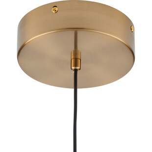 Lampa wisząca szklana kula Amore LED 28cm przezroczysto-złota Step Into Design