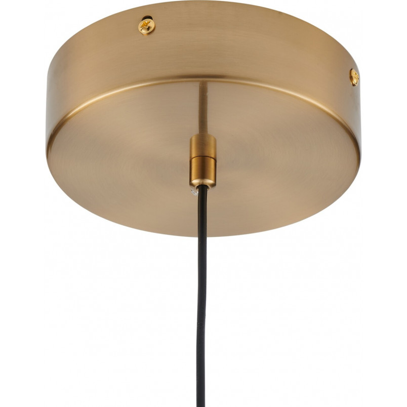 Lampa wisząca szklana kula Amore LED 28cm przezroczysto-złota Step Into Design