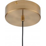 Lampa wisząca szklana kula Amore LED 28cm przezroczysto-złota Step Into Design