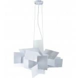 Lampa wisząca designerska Fame 65cm biała Step Into Design