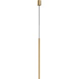 Lampa wisząca tuba Laser 2,5cm H75cm złota Nowodvorski