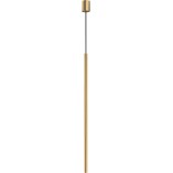 Lampa wisząca tuba Laser 2,5cm H100cm złota Nowodvorski