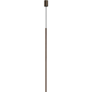 Lampa wisząca tuba Laser 2,5cm H100cm brązowa Nowodvorski