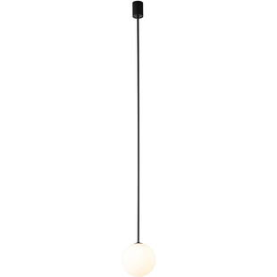 Lampa sufitowa szklana kula Kier 16cm biało-czarna Nowodvorski