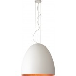 Lampa wisząca Egg 75cm biały / miedź Nowodvorski