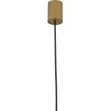 Lampa wisząca metalowa kula Candy 27,5cm satynowe złoto Nowodvorski