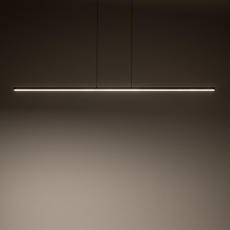 Lampa wisząca podłużna nad biurko Bar LED 120cm czarna Nowodvorski