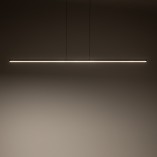 Lampa wisząca podłużna nad biurko Bar LED 120cm czarna Nowodvorski