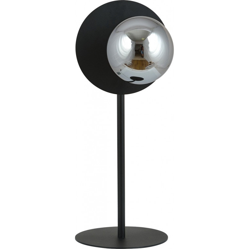 Lampa stołowa szklana kula Oslo czarny / grafit Emibig