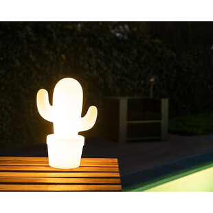 Lampa ogrodowa stołowa Cactus LED Biała marki Lucide