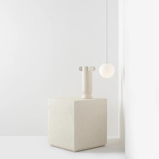Kinkiet szklana kula Pine White 14cm biały Aldex