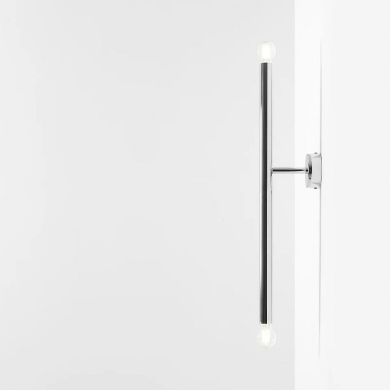 Kinkiet glamour tuba Tubo Chrome S 60 cm chromowany Aldex