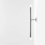 Kinkiet glamour tuba Tubo Chrome S 60 cm chromowany Aldex