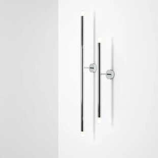 Kinkiet glamour tuba Tubo Chrome S 60 cm chromowany Aldex